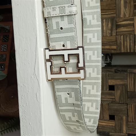 gray fendi belt|Fendi belt poshmark.